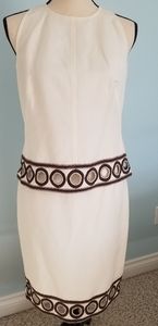 Two piece Akris linen top and skirt